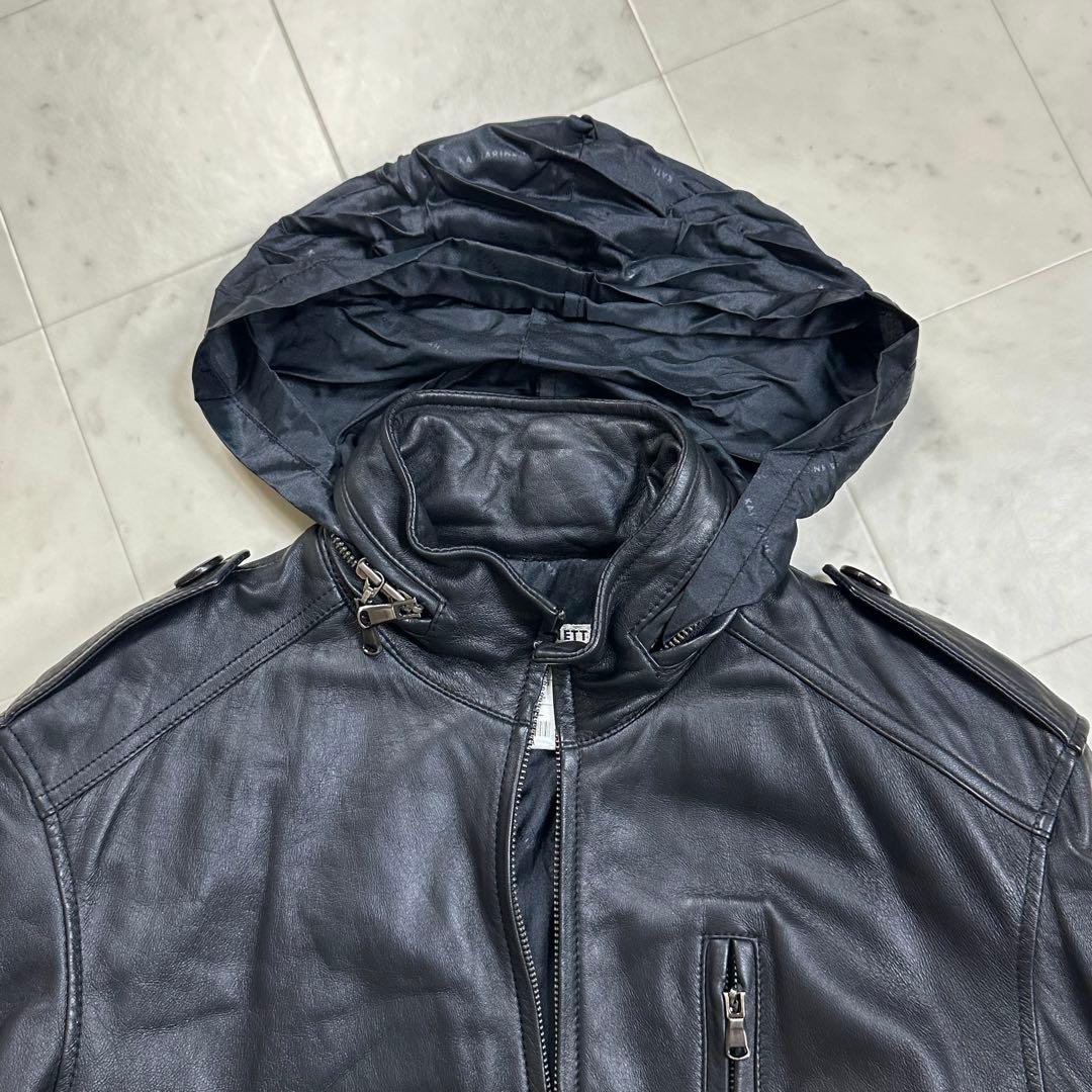 〈美品〉KATHARINE HAMNETT LONDON【L】レザー ジャケット