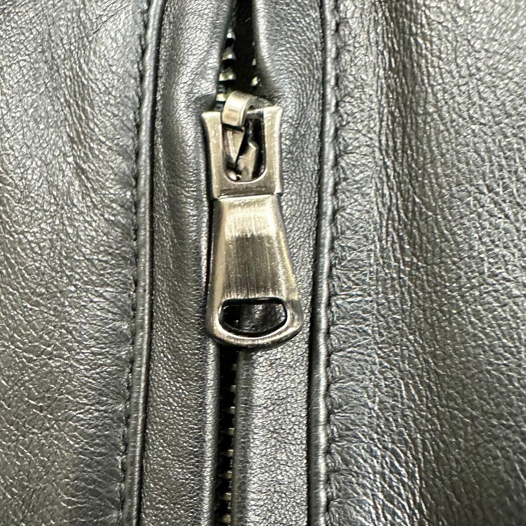 〈美品〉KATHARINE HAMNETT LONDON【L】レザー ジャケット