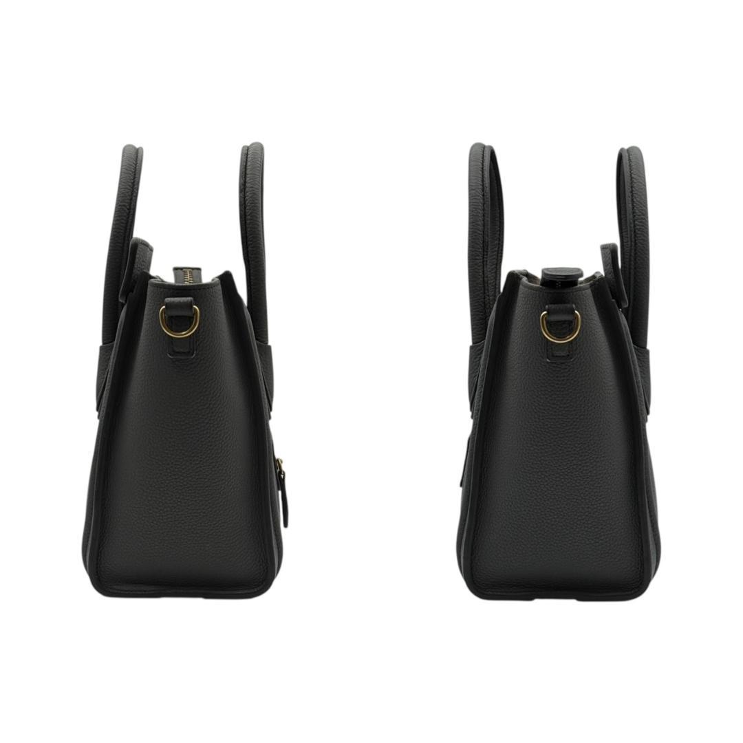 【美品】セリーヌ ラゲージ ナノ 2wayハンドバッグ ショルダーバッグ グレー