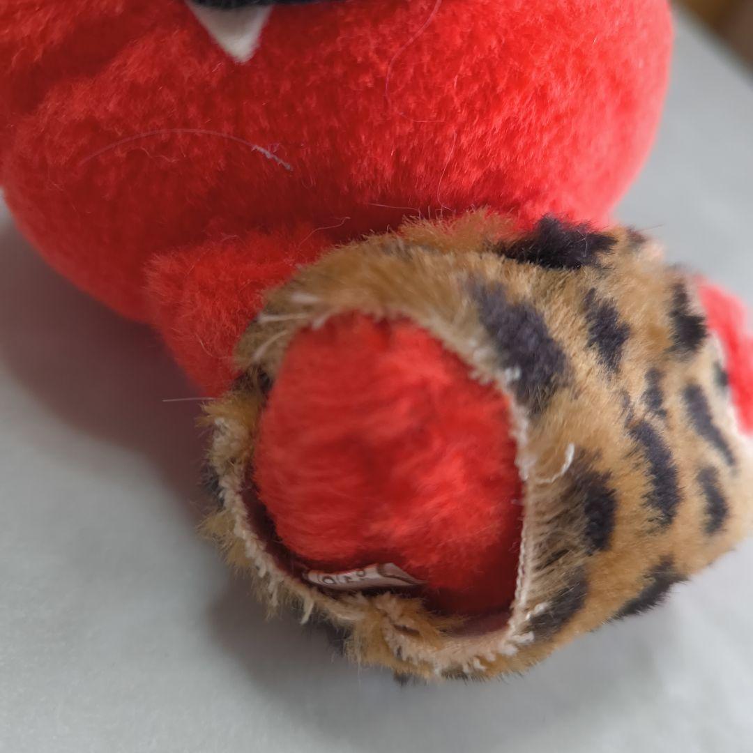 レア　ピカポン風　吉徳　赤鬼　雷　トラのパンツ　ぬいぐるみ 日本製