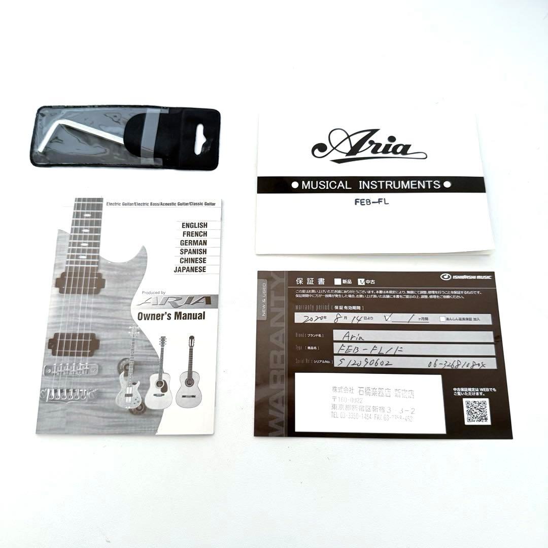 【美品】Aria FEB-FLAN エレアコベース