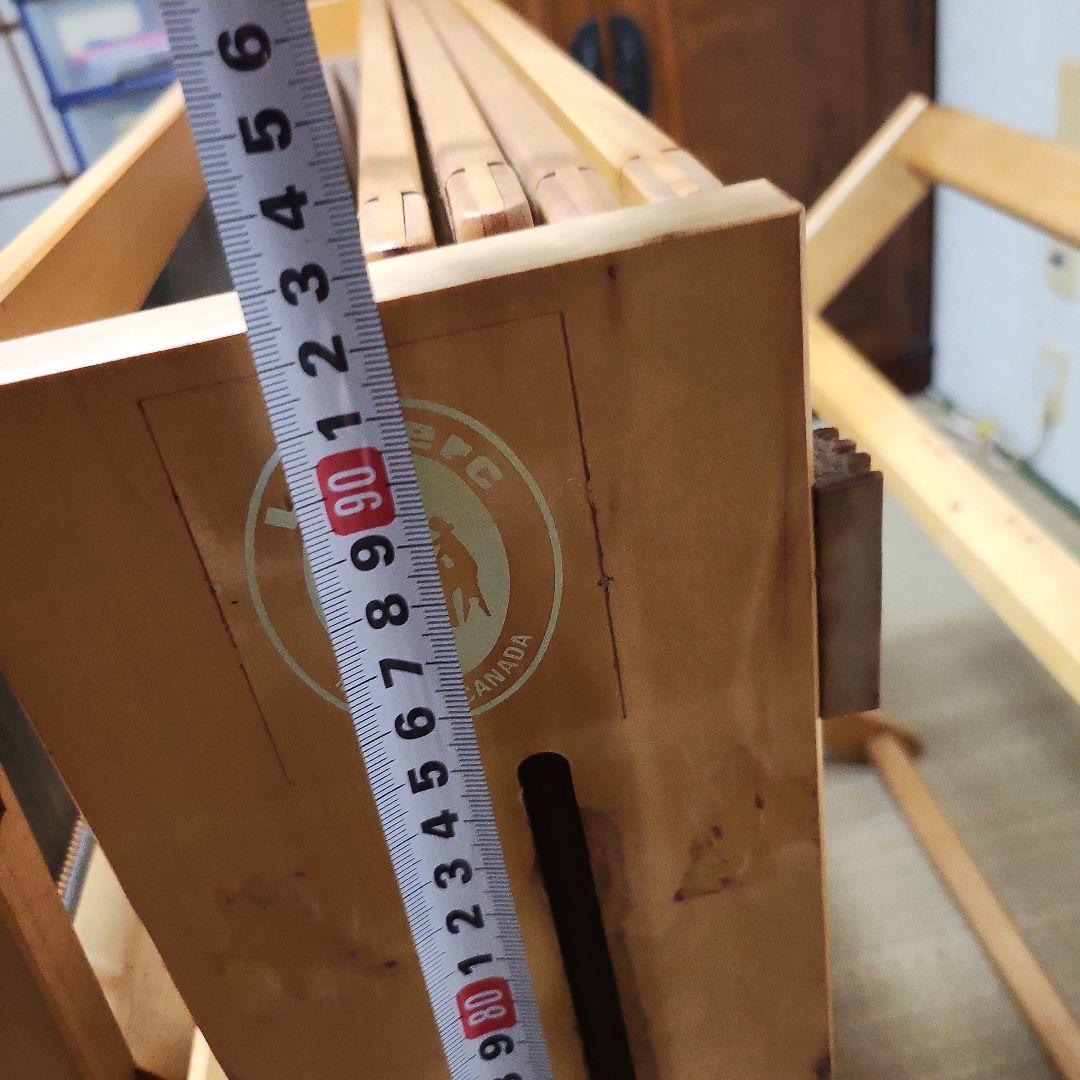 機織り機 ルクルーク社 /60cm 4枚綜絖 / 折り畳み式 説明詳細必読