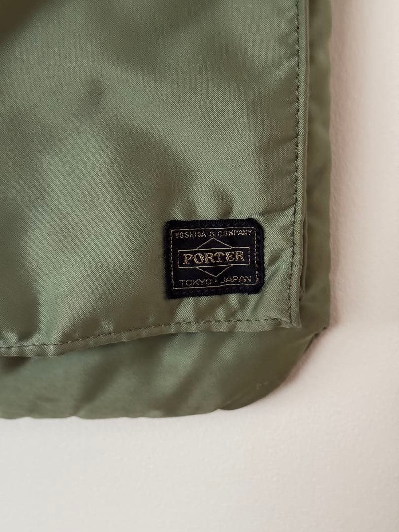 【希少】PORTER ポーター タンカー ブリーフケース セージグリーン バッグ