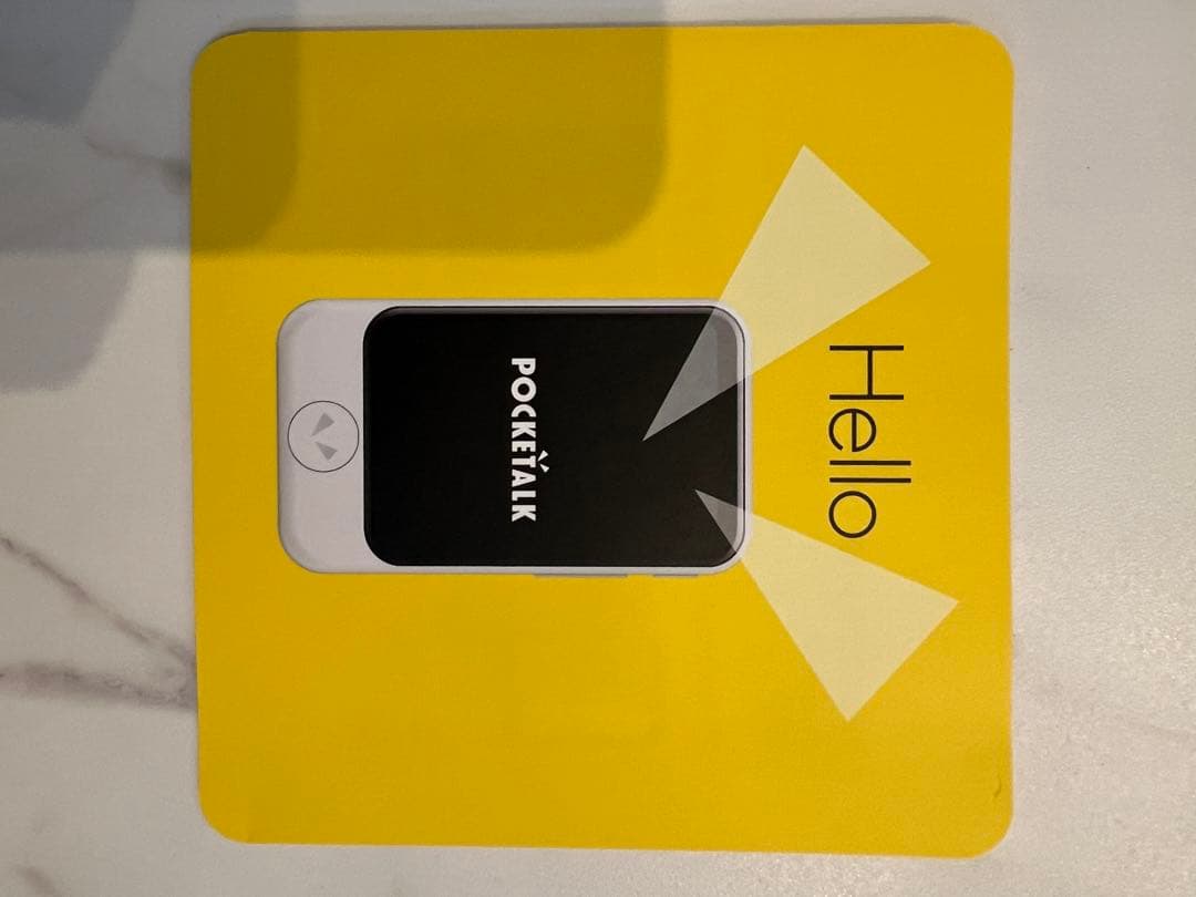 【美品】ポケトーク POCKETALK S Plus ホワイト 翻訳機