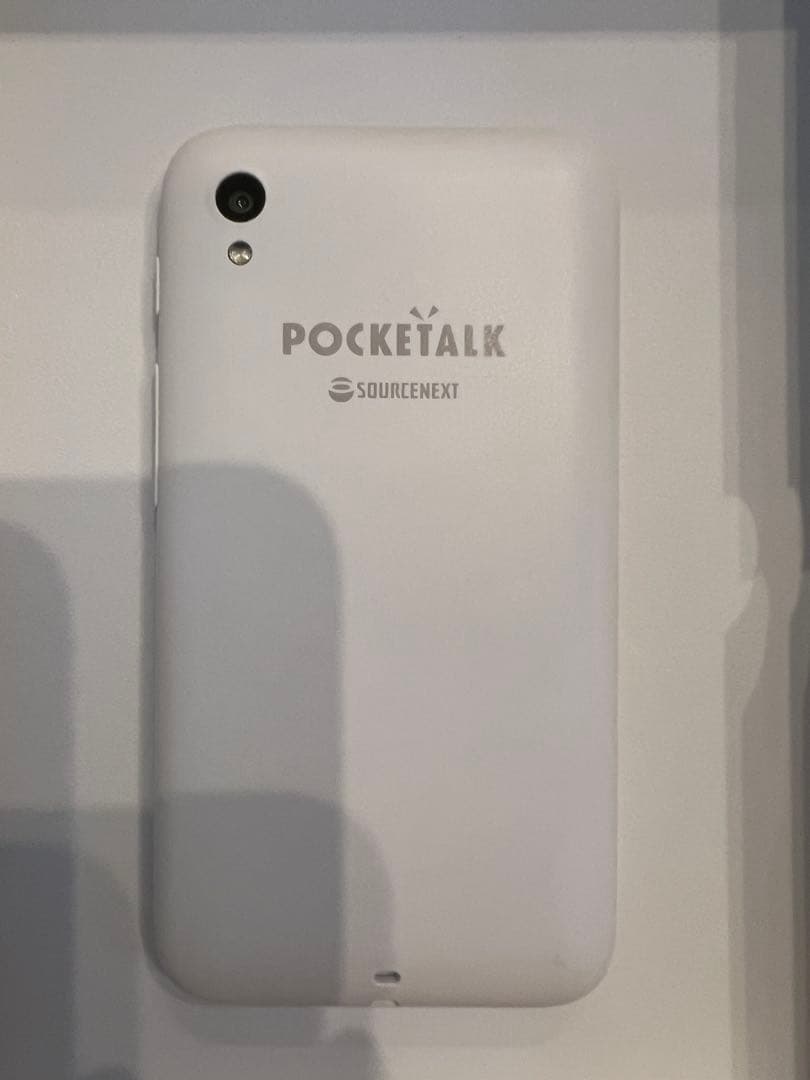 【美品】ポケトーク POCKETALK S Plus ホワイト 翻訳機
