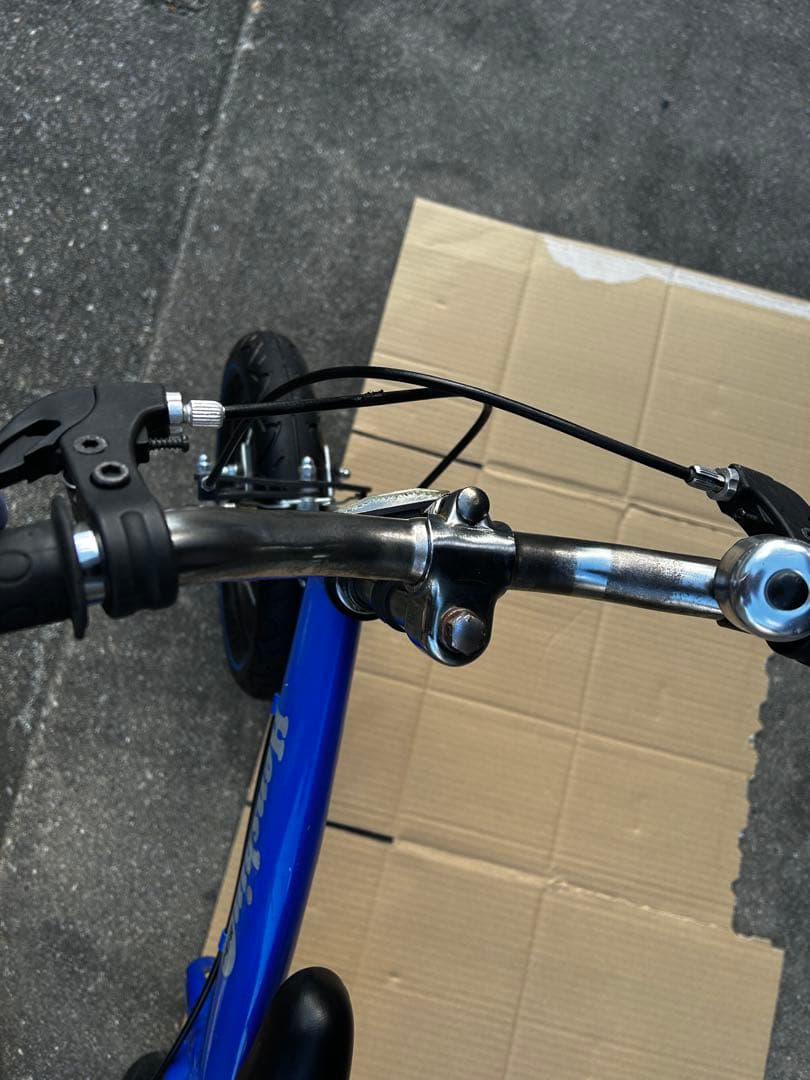 へんしんバイク 幼児用自転車 12インチ 青　補助輪付き