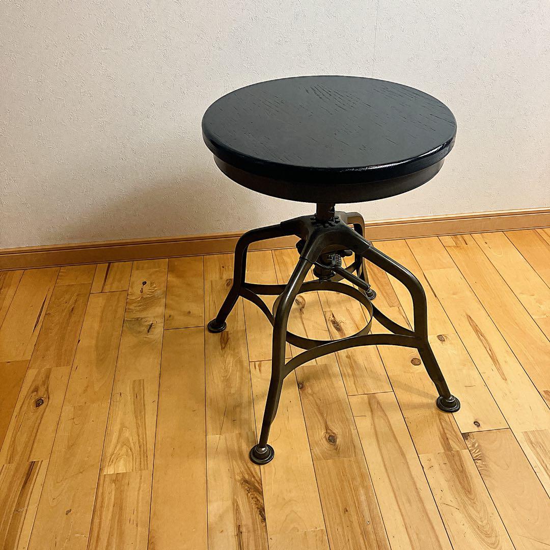 関家具トレドⅡ チェア スウィベル スツール ロー スツール インダストリアル