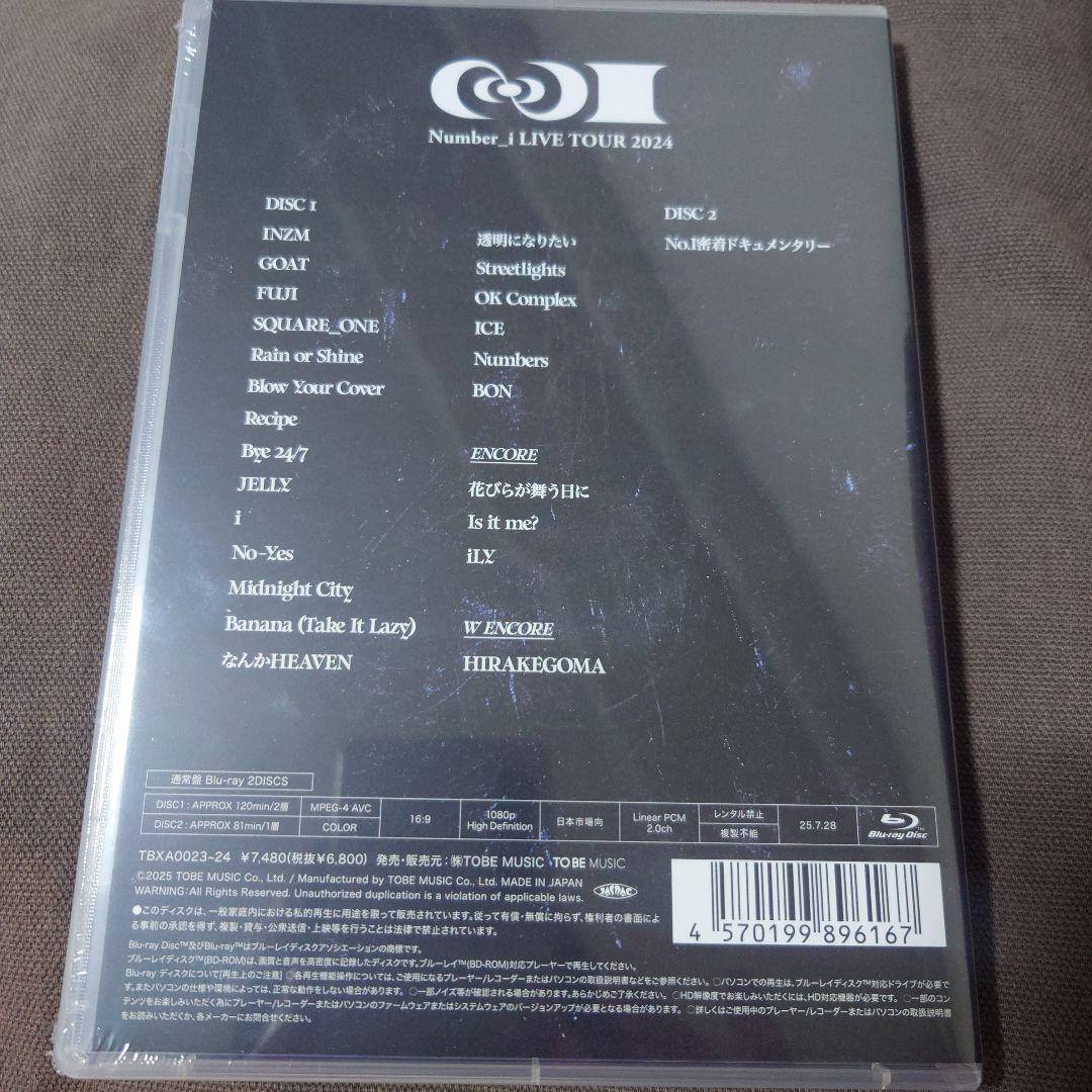 NUMBER_I LIVE TOUR 2024 No.１通常盤