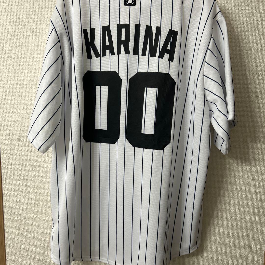 aespa KARINA ベースボールユニフォーム