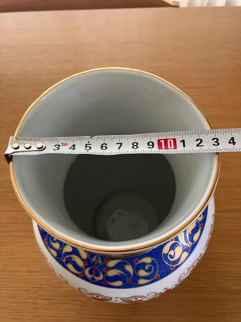 【未使用品】トルコ製 高級ハンドメイド花瓶 GÜRAL PORSELEN