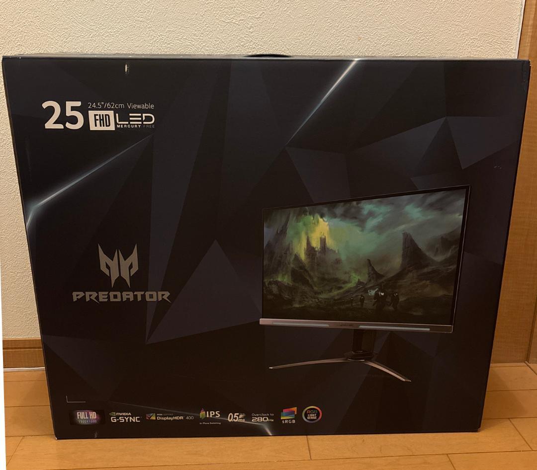 Acer Predator ゲーミングモニター 24.5インチ