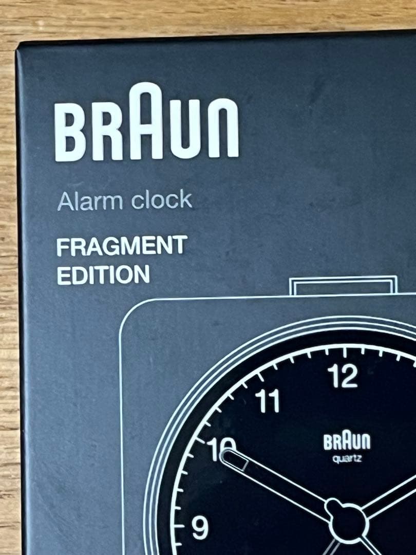 新品 BRAUN fragment alarm clock フラグメント 置時計