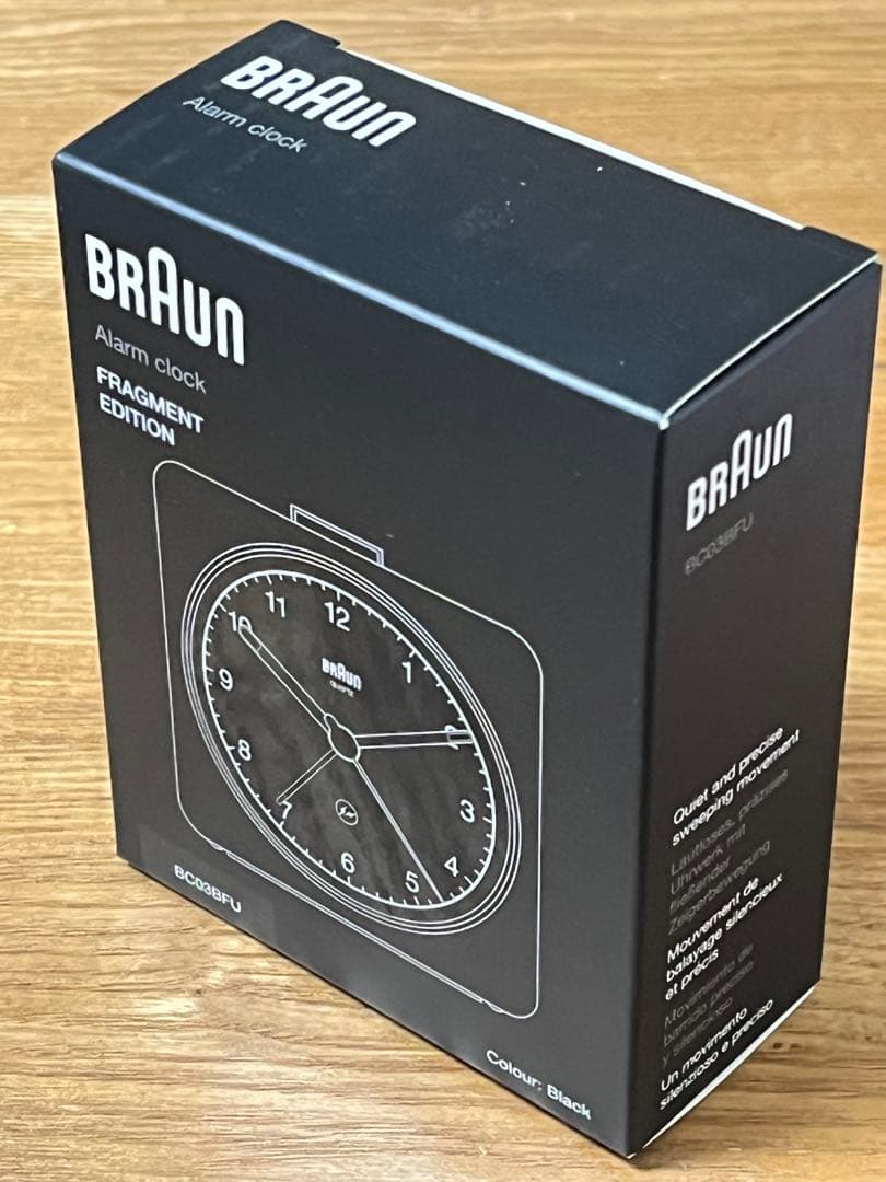 新品 BRAUN fragment alarm clock フラグメント 置時計