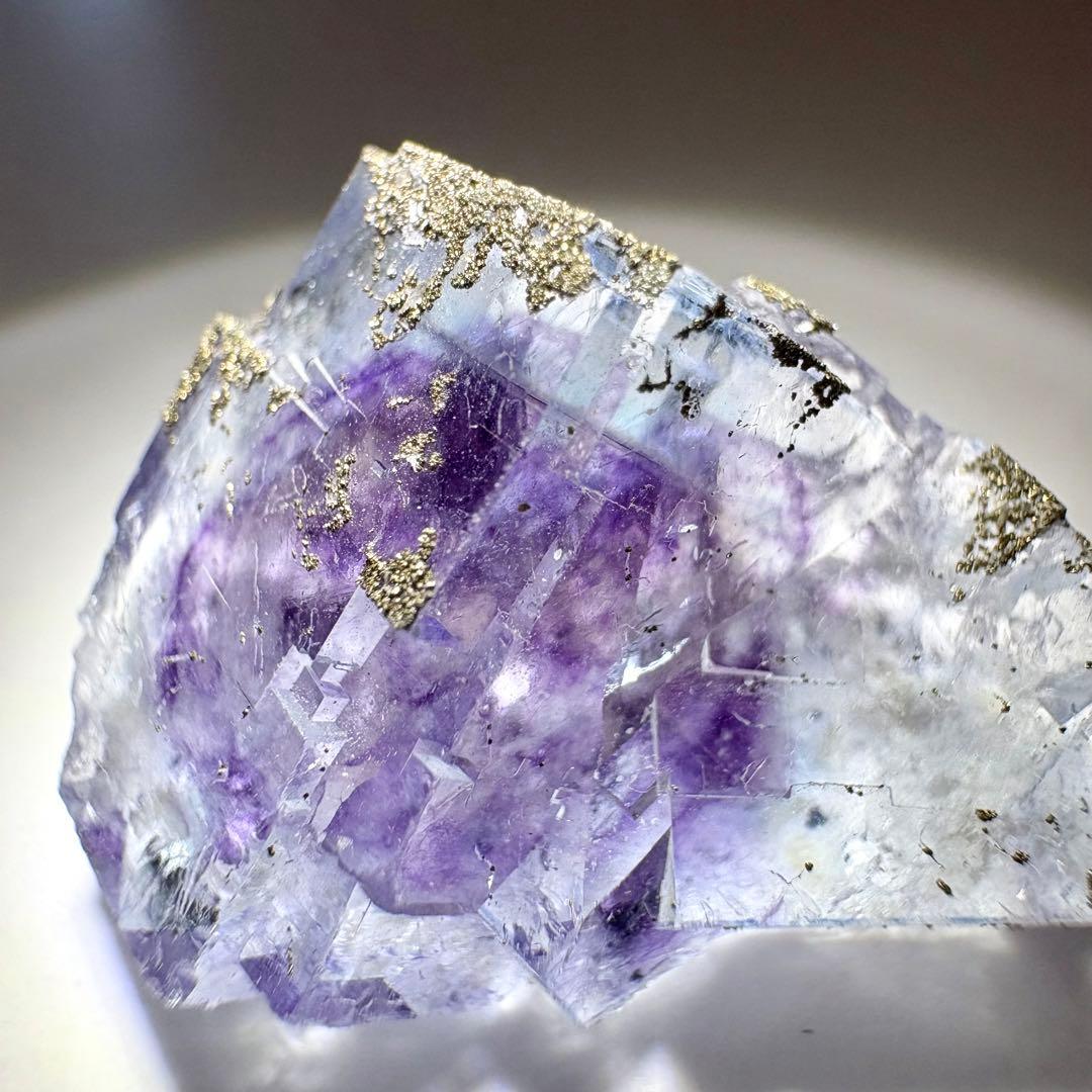 449 中国　ヤオガンシャン産　フローライト&パイライト