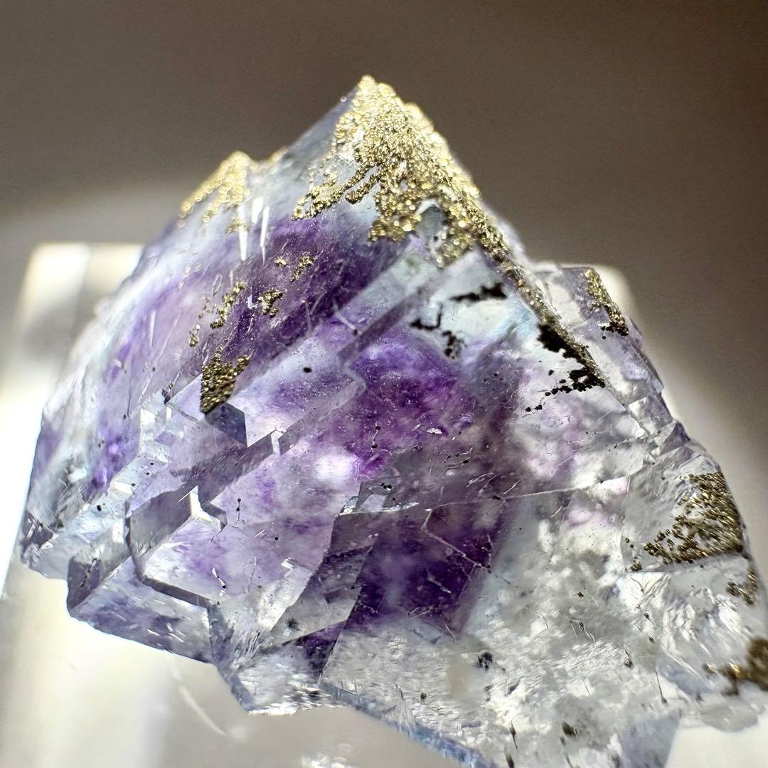 449 中国　ヤオガンシャン産　フローライト&パイライト