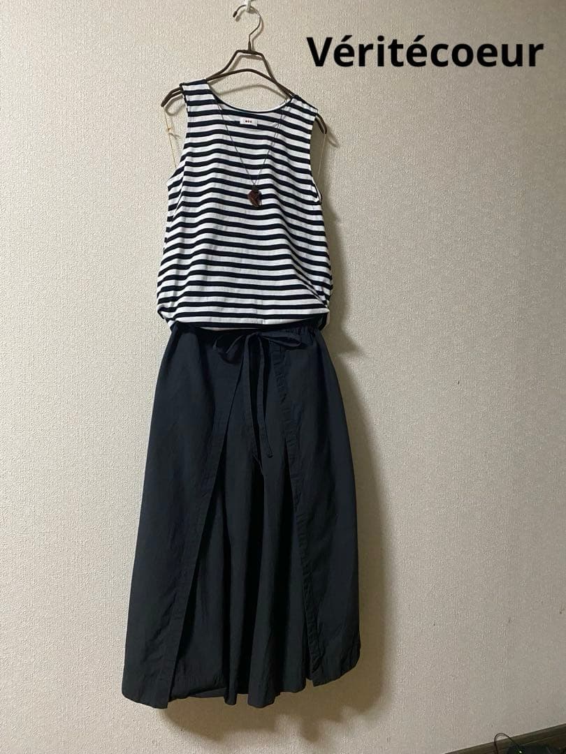 【新品】Véritécoeur ヴェリテクール　ラップインハカマパンツ