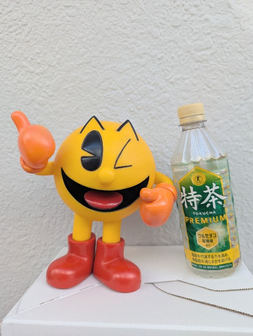 超レア&美品【パックマン フィギュア貯金箱(1999/中古のプライズ品) 】