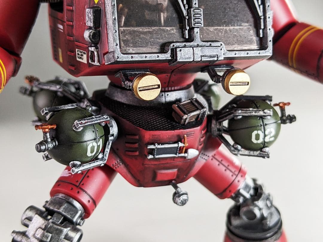 プラモデル　1/100 クラブタイプ（戦闘メカザブングル）組立塗装済