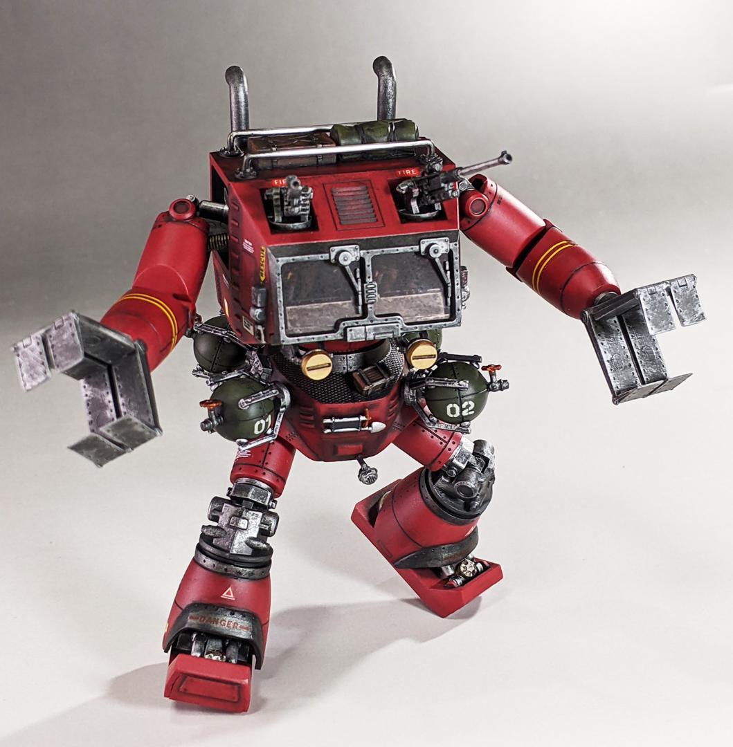 プラモデル　1/100 クラブタイプ（戦闘メカザブングル）組立塗装済