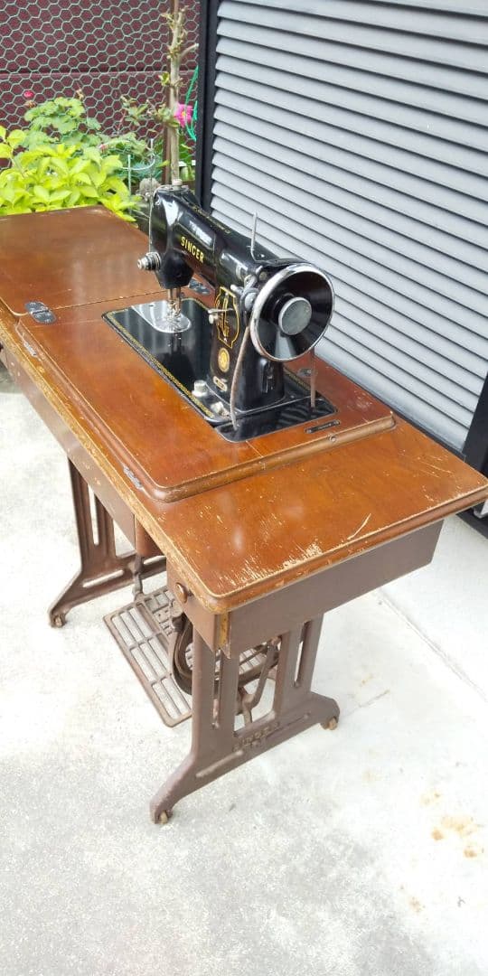 シンガー足踏みミシン(昭和レトロ)