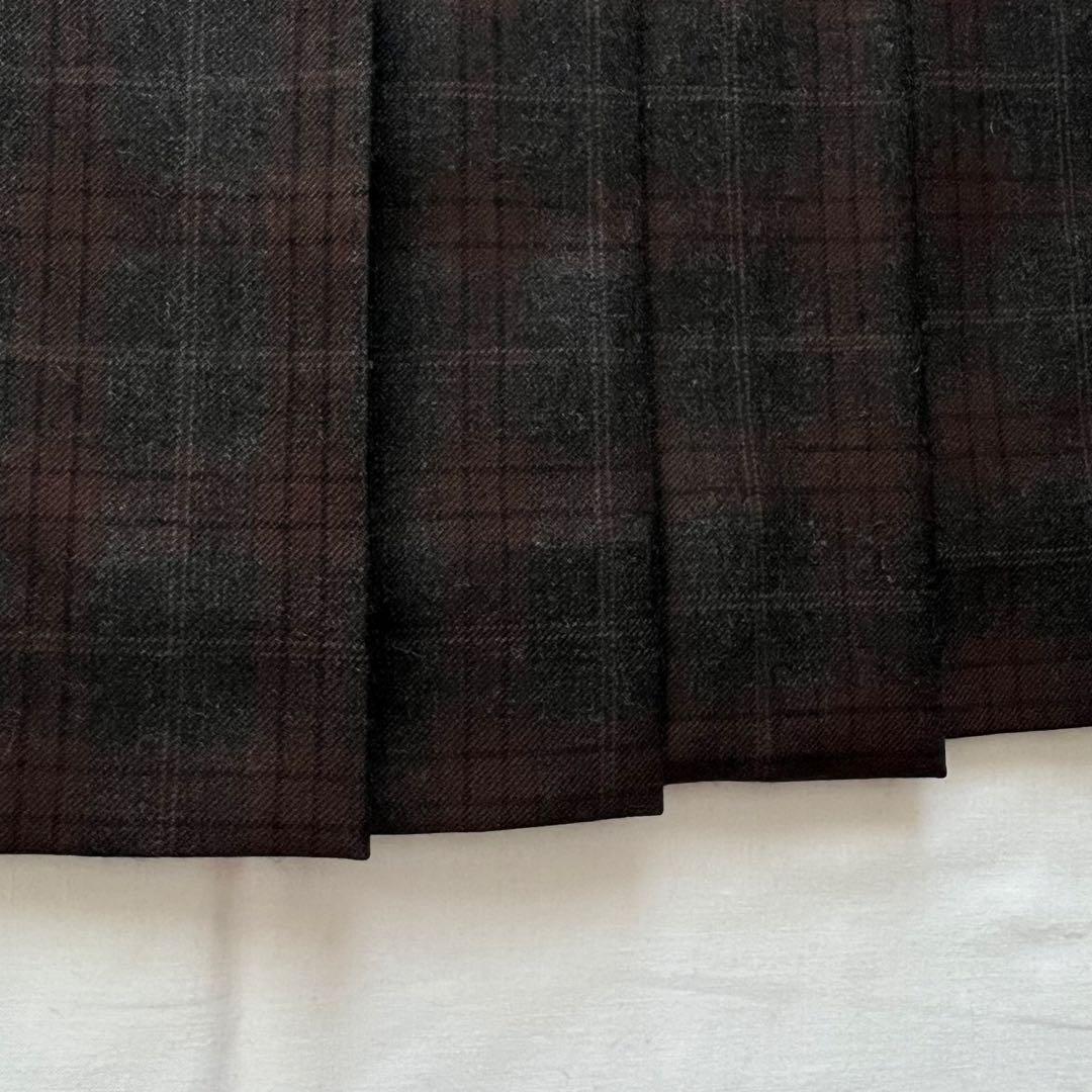 MARGARET HOWELL PLAID WOOL チェックスカート I