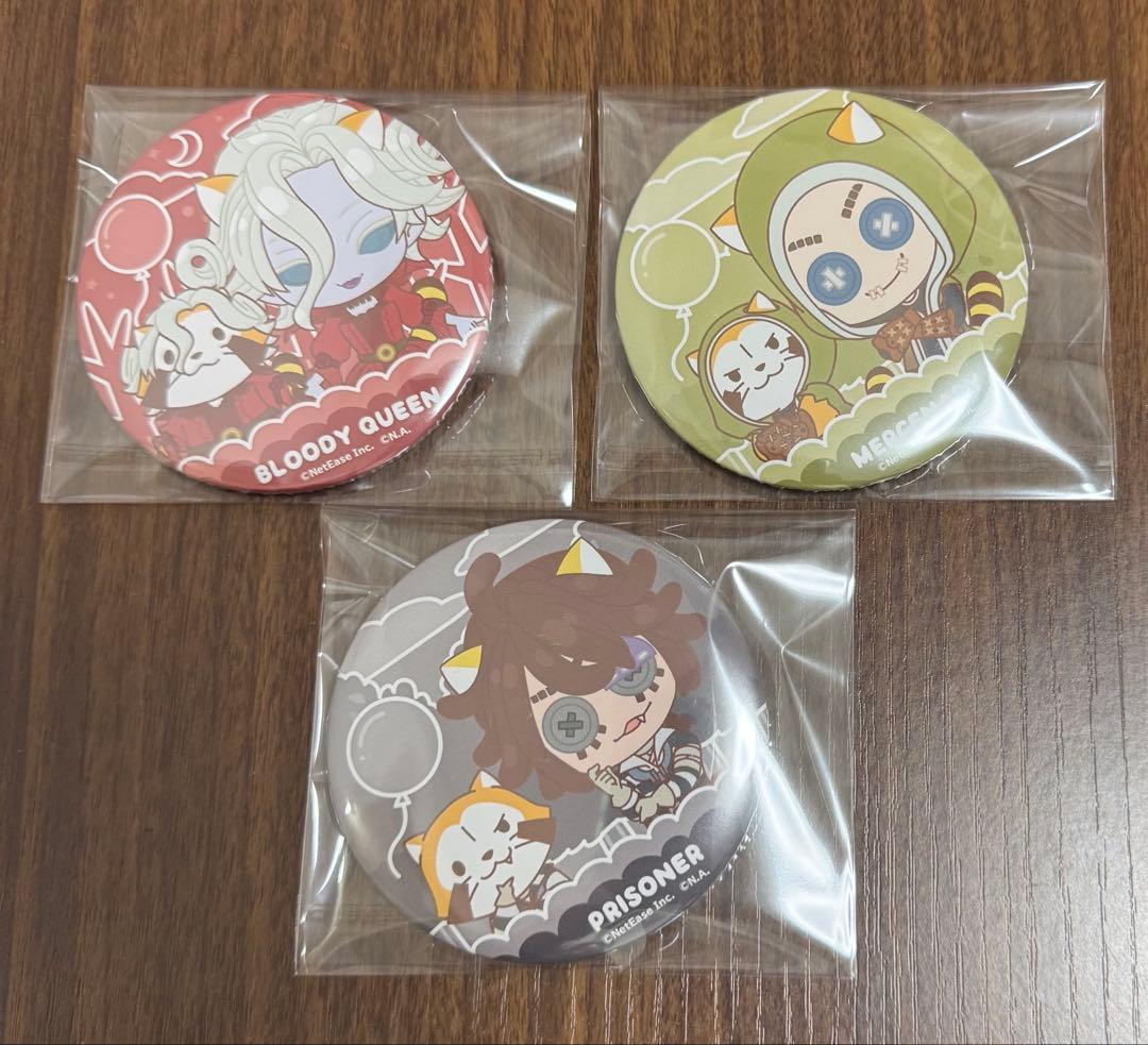 第五人格　缶バッジ　血の女王　囚人　傭兵　+ブロマイド