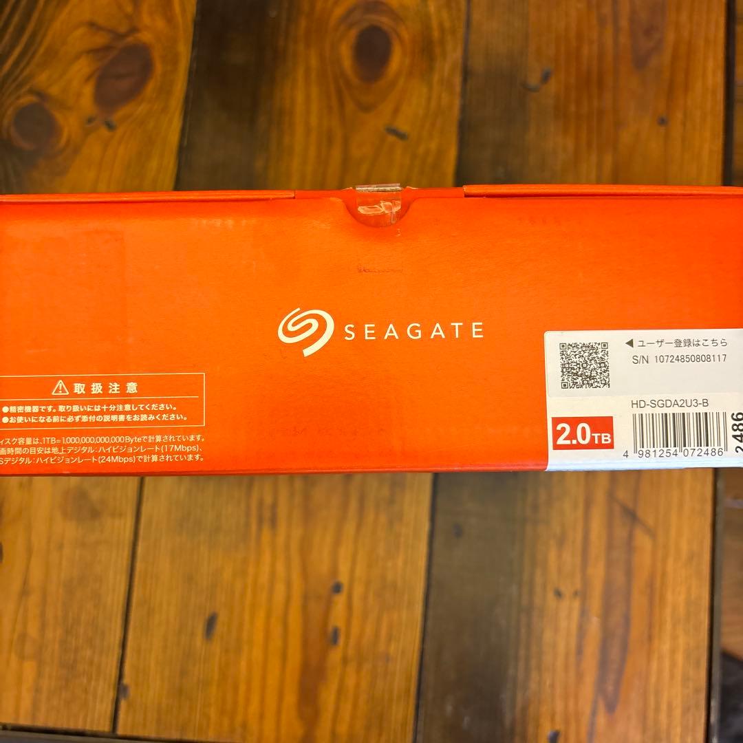 Seagate Basic 2TB 外付けHDD