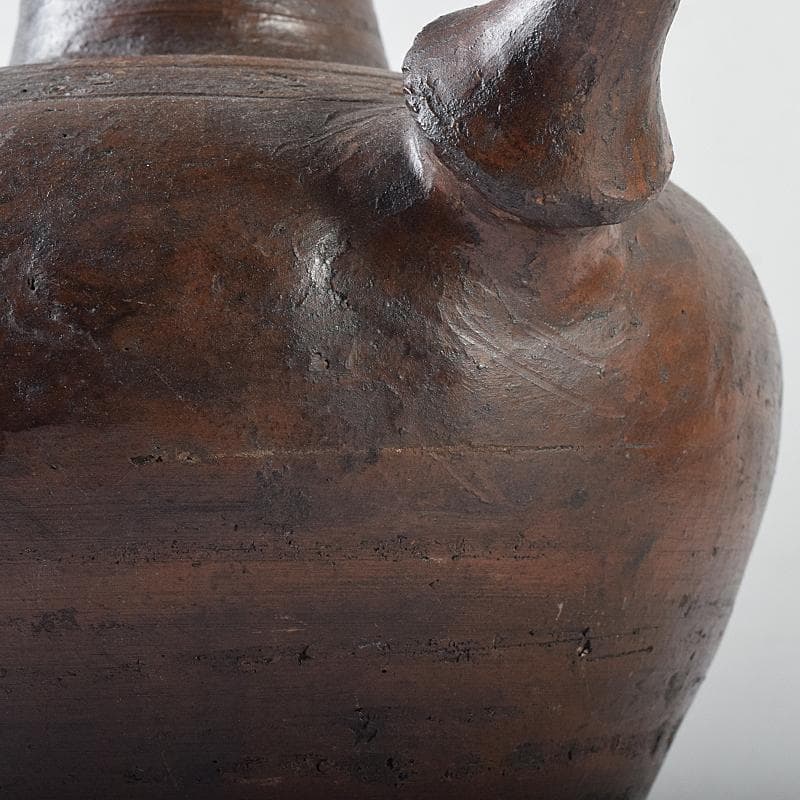 朝鮮美術　須恵器　新羅土器　水注瓶　C　R8666B