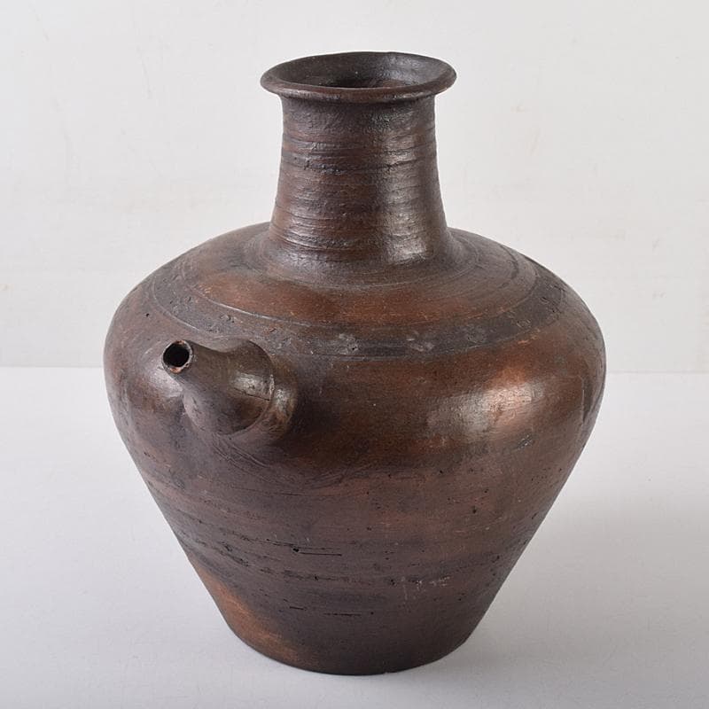 朝鮮美術　須恵器　新羅土器　水注瓶　C　R8666B