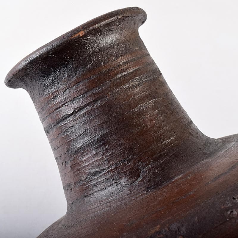 朝鮮美術　須恵器　新羅土器　水注瓶　C　R8666B