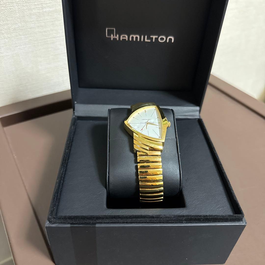 Hamilton ゴールドトライアングル型時計