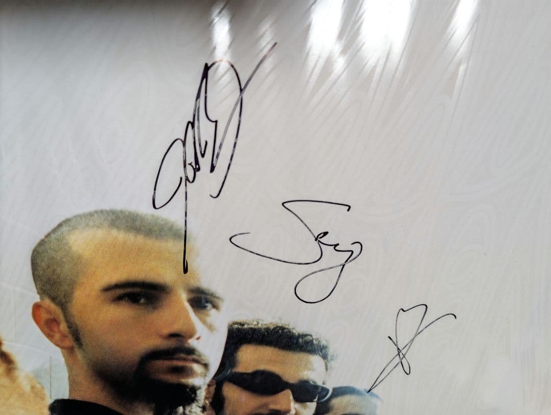 System of a down 直筆 サイン ポスター