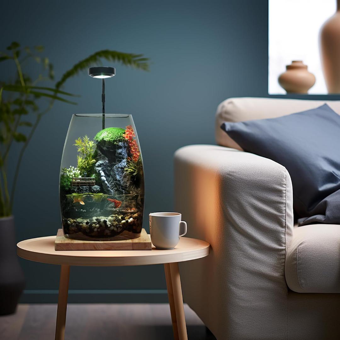 水を入れるだけですぐに始められる ミニチュアランドスケープアクアリウムAセット