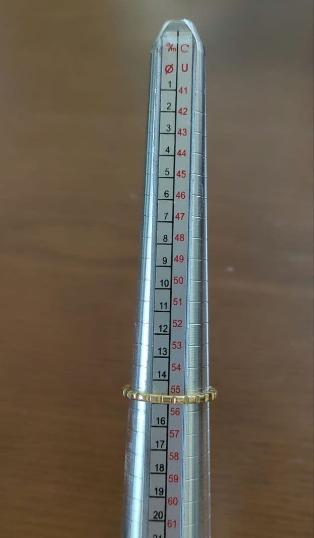 ベルシオラK18YGリング　15号