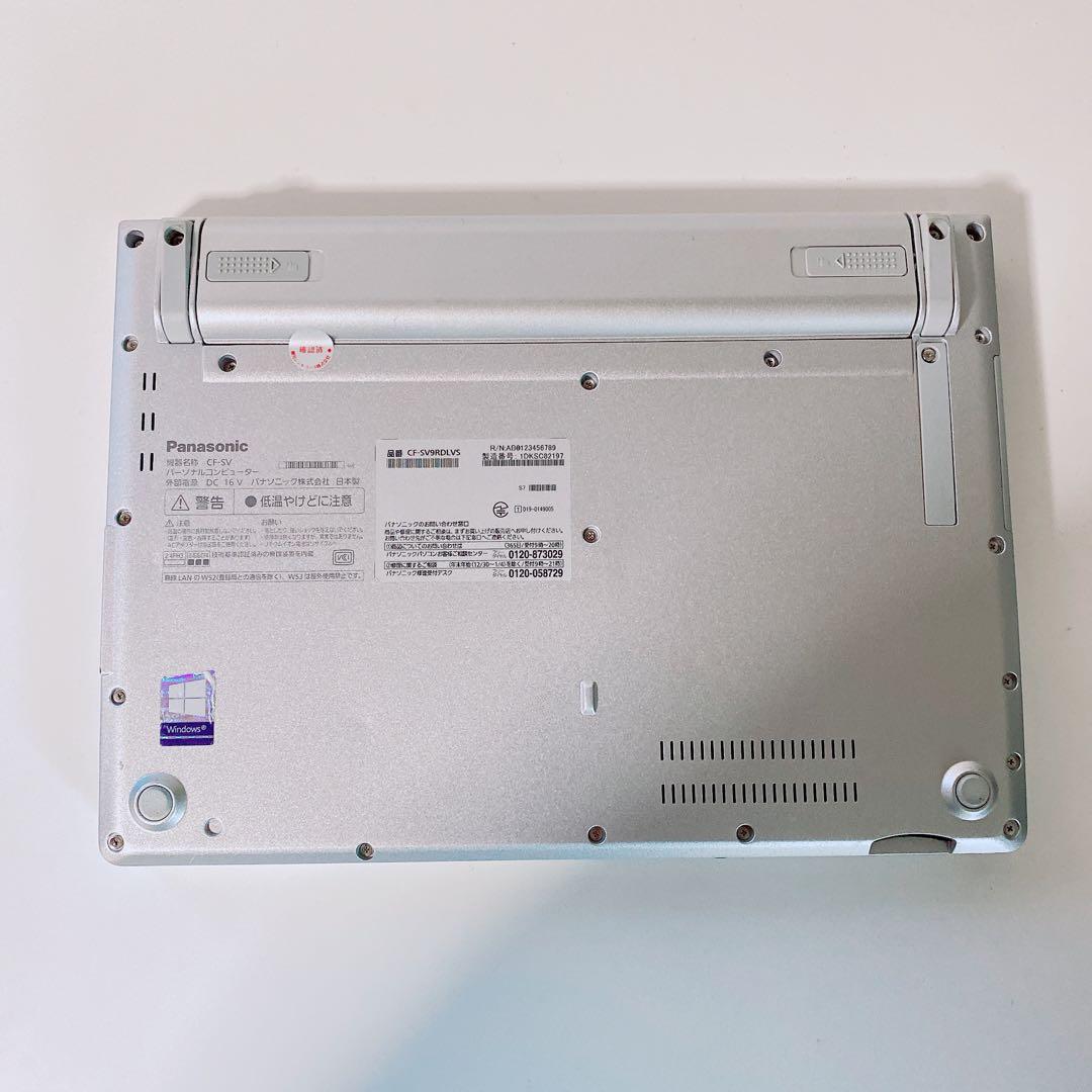 【美品】SV9爆速SSD512GB 8GBレッツノート第10世代パソコンPC