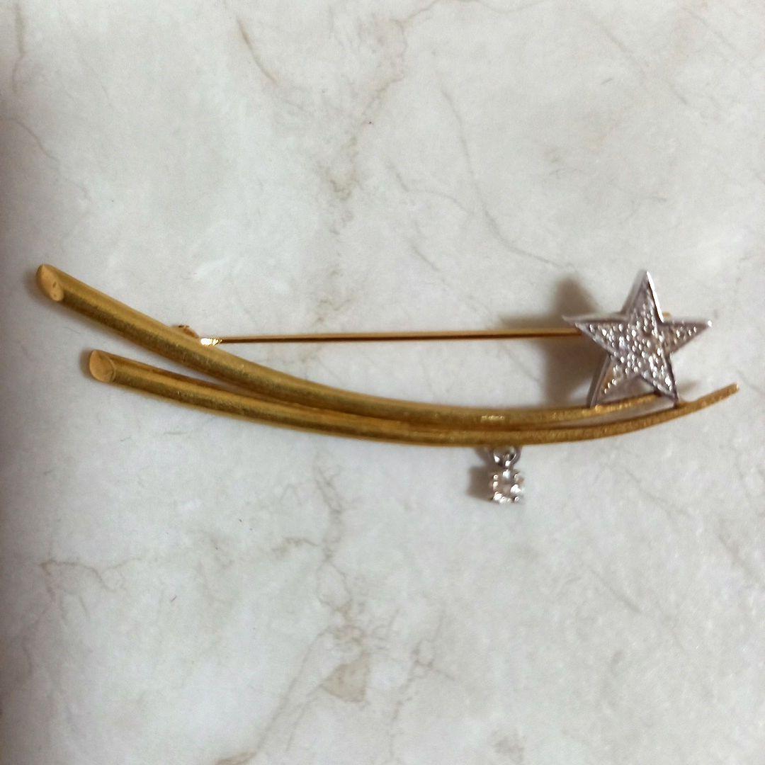 Xyraです ジュエリー　ブローチ　田宮千穂　K18 ダイヤ