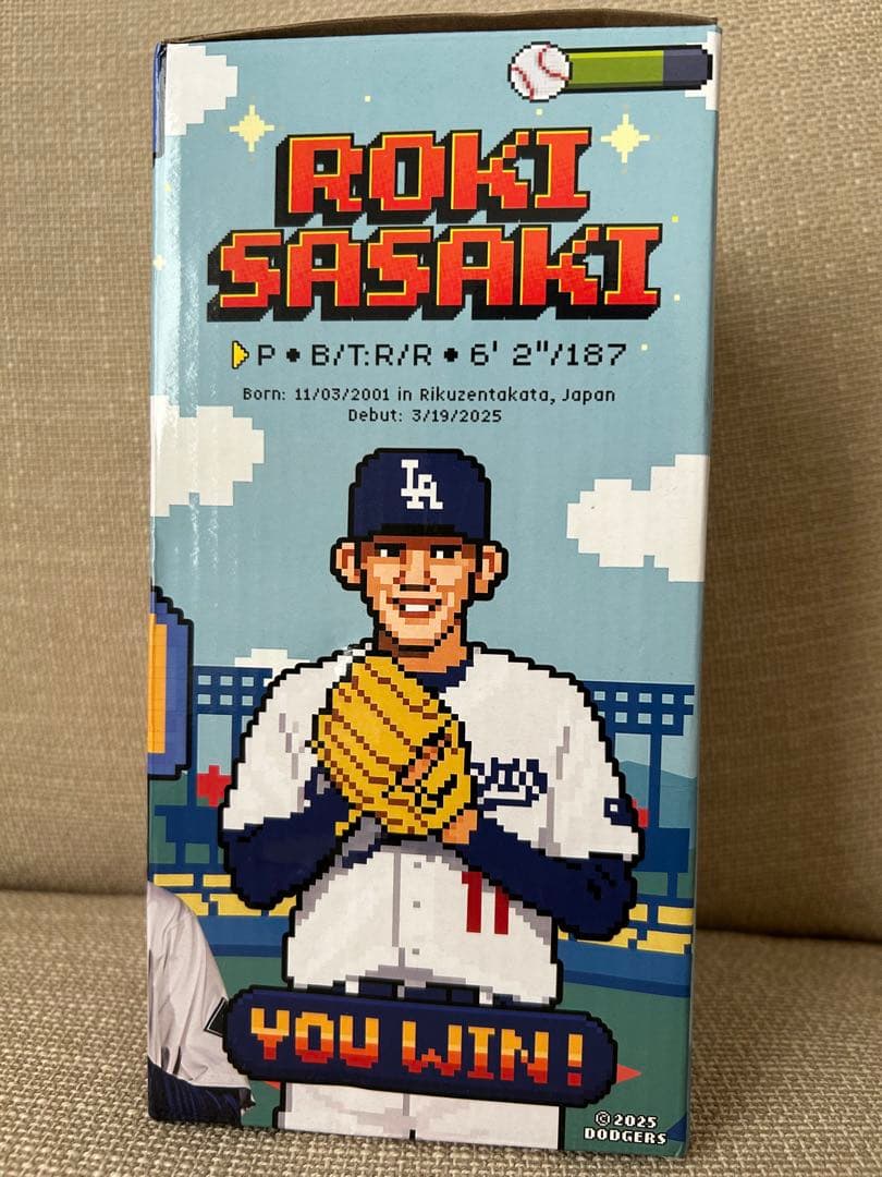 (wrap over)佐々木朗希　ボブルヘッド