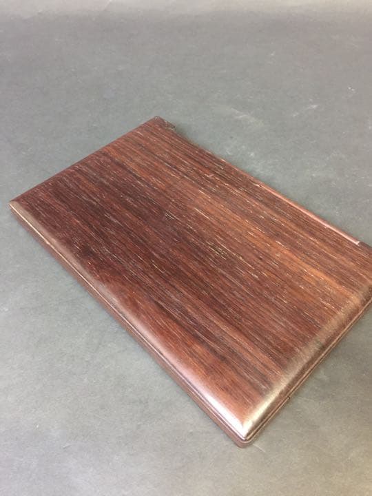 紫檀唐木 文房四寶 文具箱硯入れ 年代物