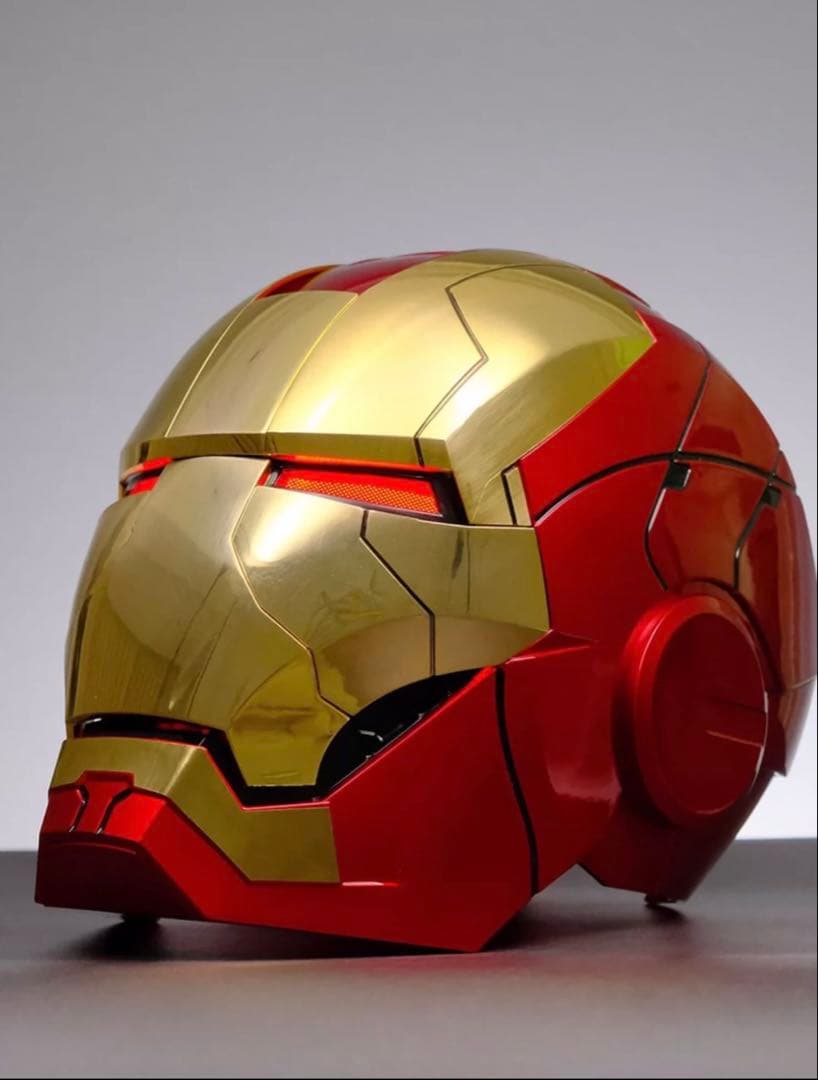 AUTOKING 1/1 アイアンマン マーク5 MK5 ヘルメット マスク　金