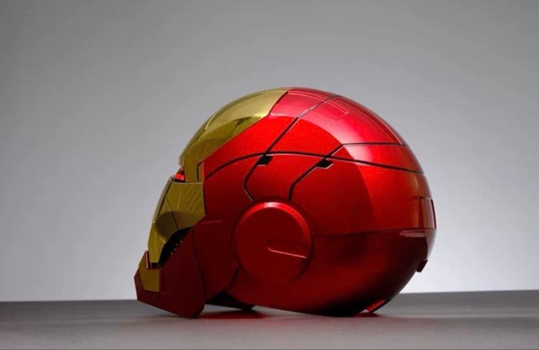 AUTOKING 1/1 アイアンマン マーク5 MK5 ヘルメット マスク　金