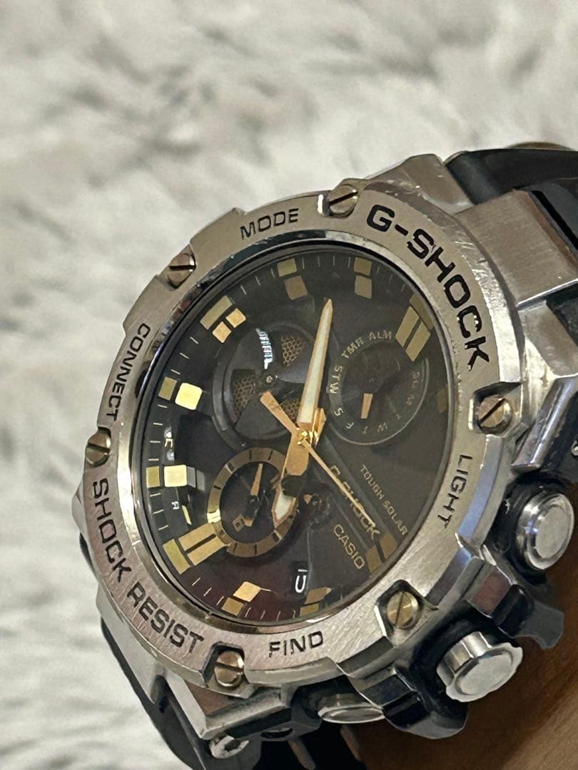 【訳あり】 G-SHOCK GST-B100 Bluetooth連携 ソーラー