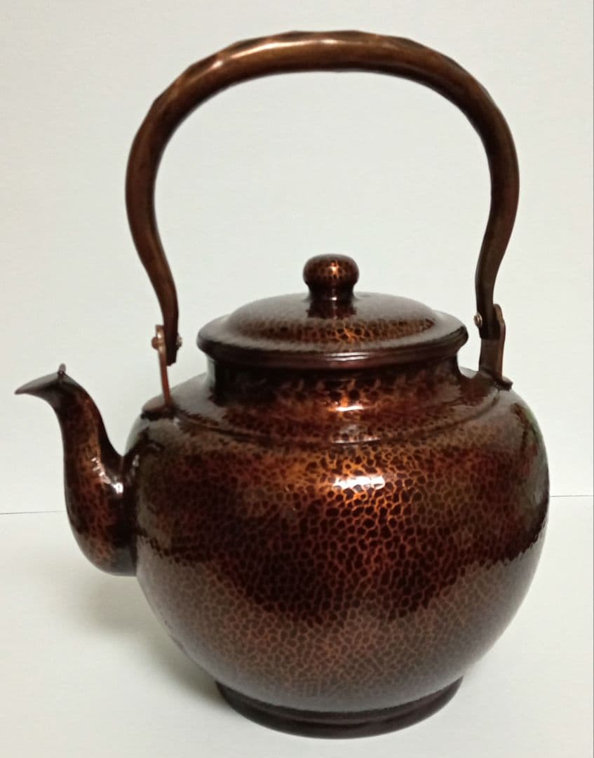 山川堂　銅製やかん　茶道　銅瓶　水差