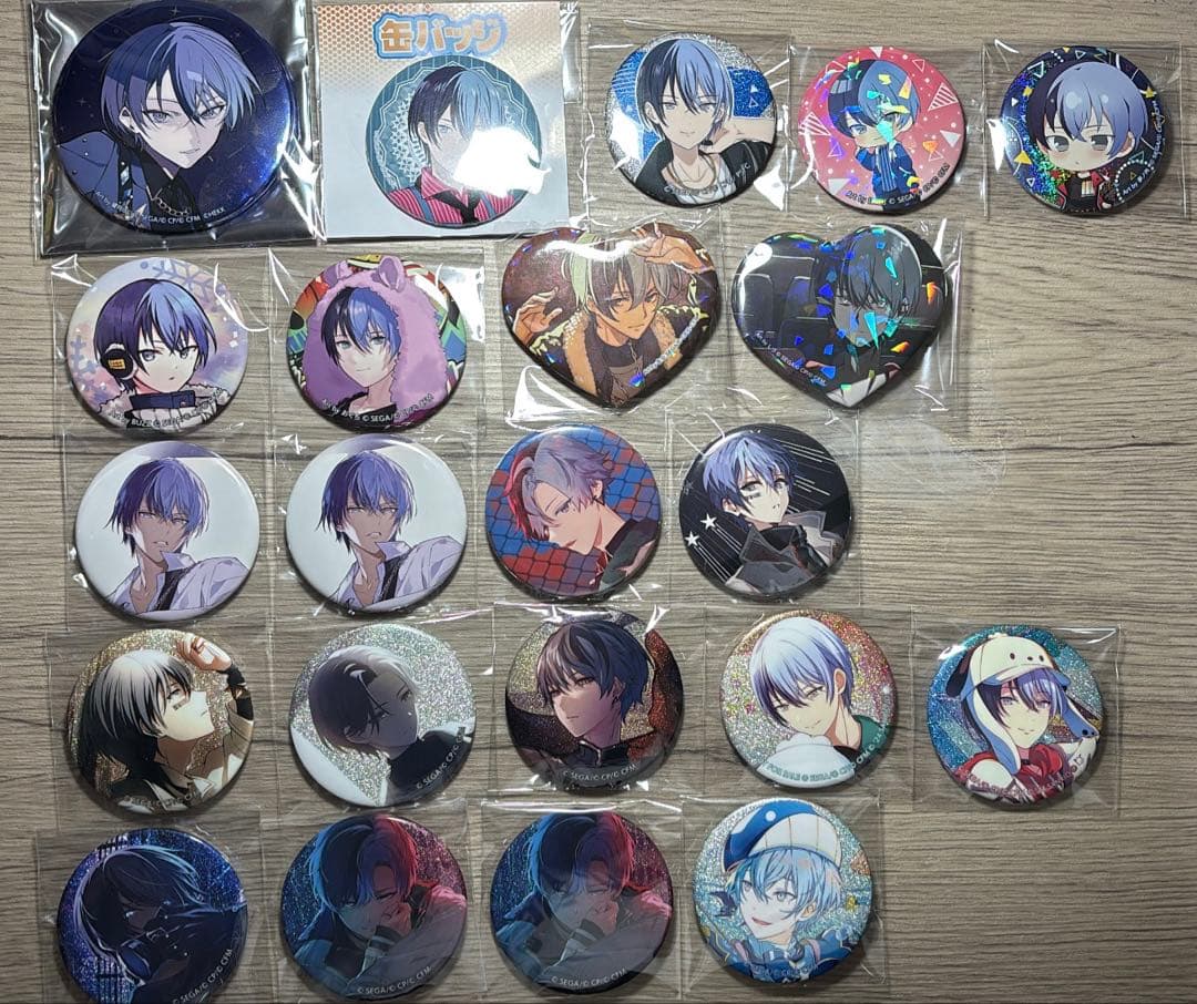 プロセカ 青柳冬弥 缶バッジ まとめ売り