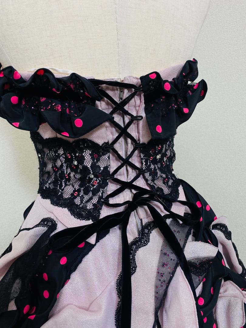 8971. シェーナドゥーノ ベアトップ カラードレス