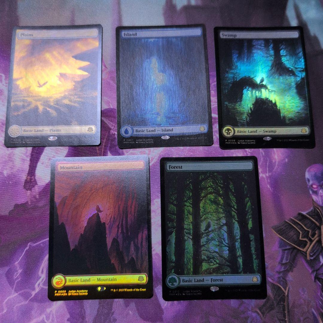 ジャッジ褒賞基本土地5枚セット