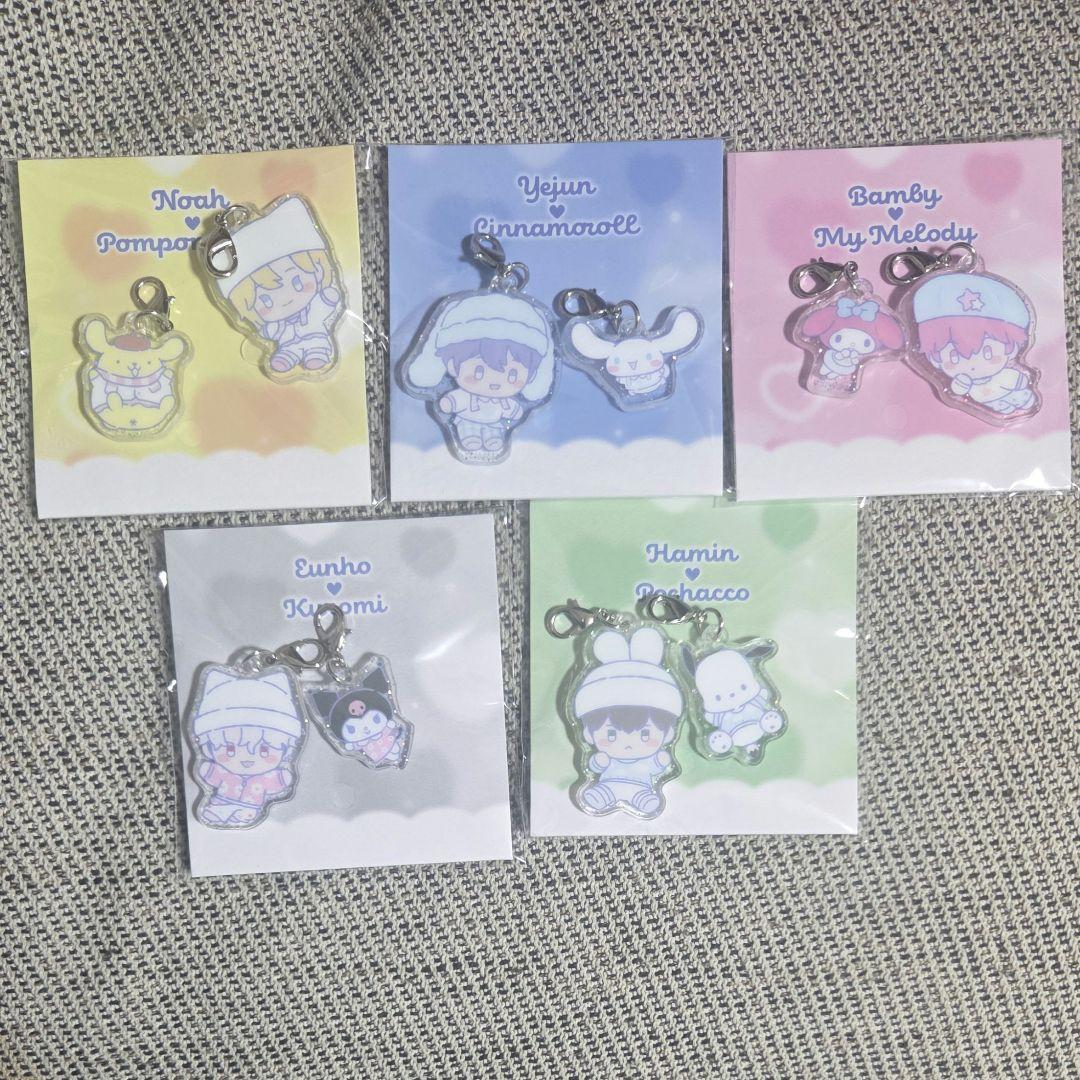 PLAVE アクリル チャーム キーリング　5人　セット　bbuu md