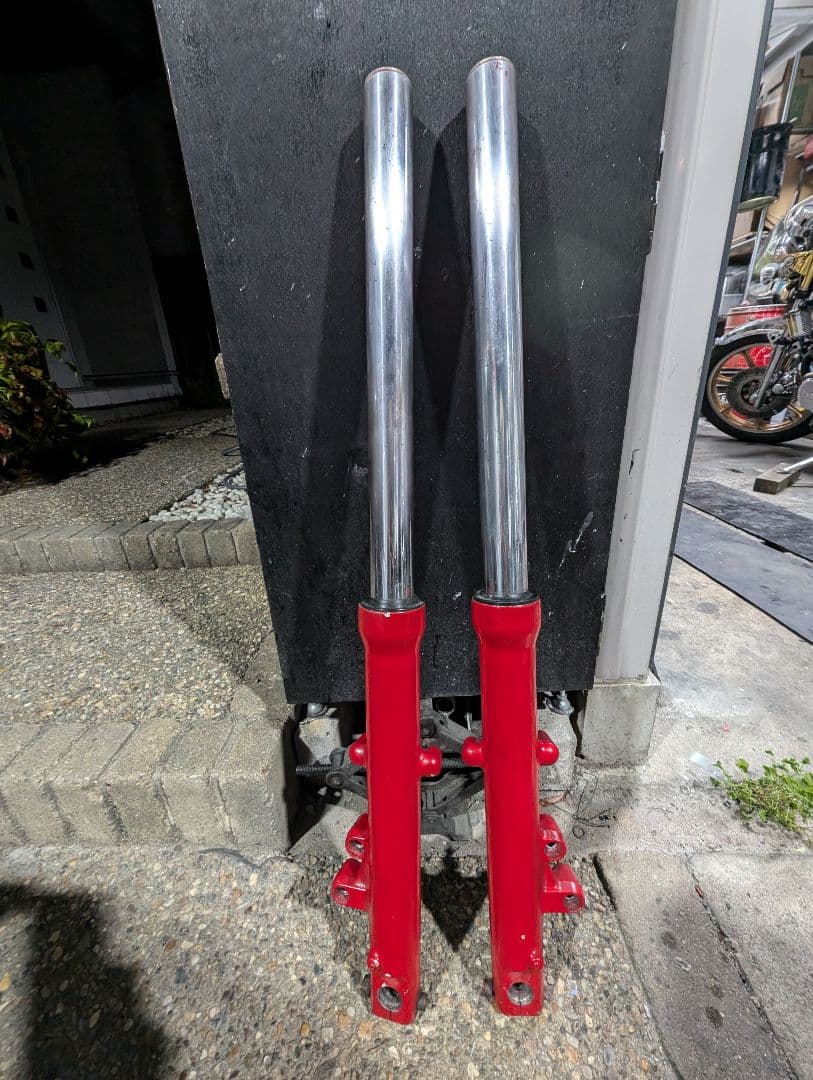 ゼファー400 フロントフォーク