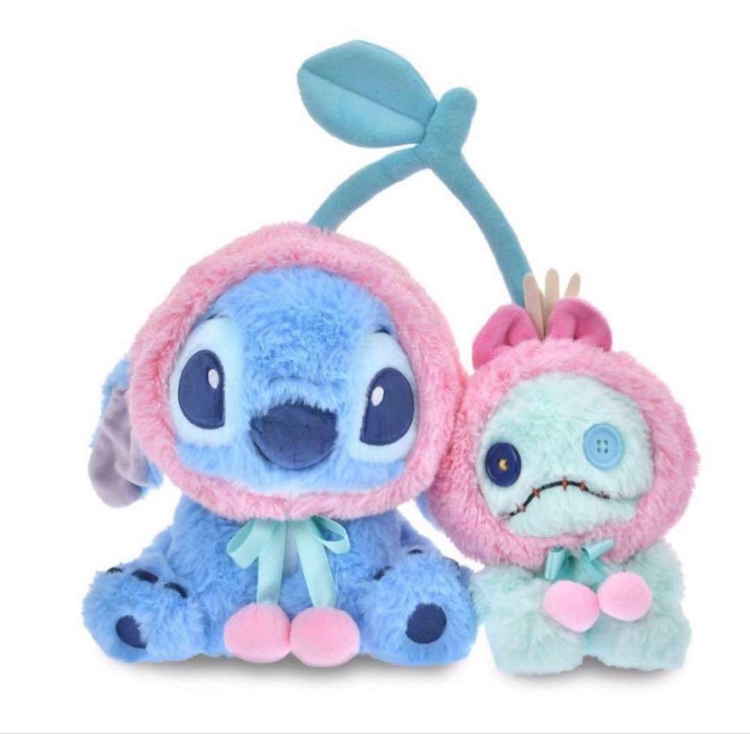 ディズニー スティッチ＆スクランプ ぬいぐるみ GLOSSY FRUITS