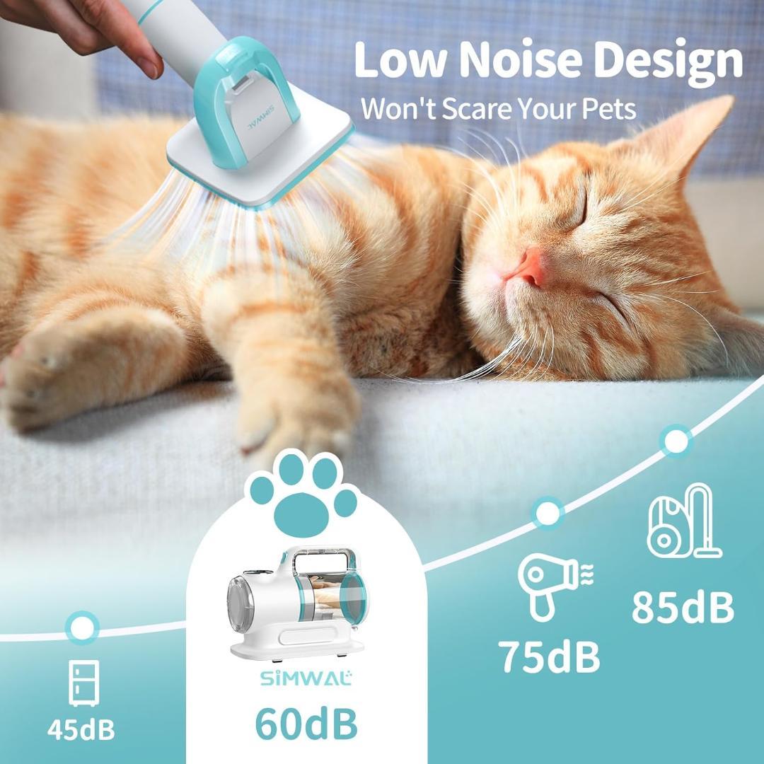SIMWALペットグルーミングキットとペット用掃除機