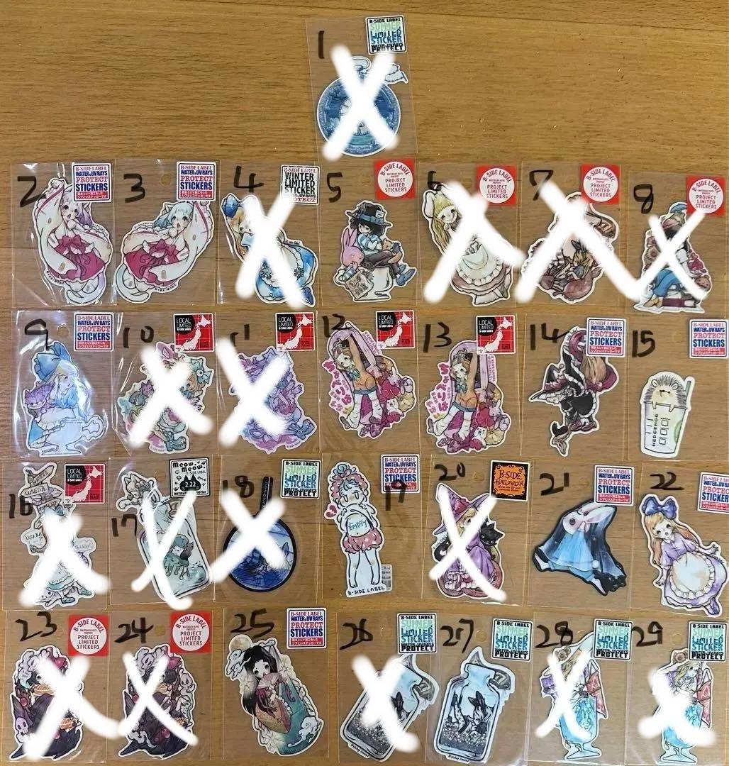 B SIDE LABEL シール